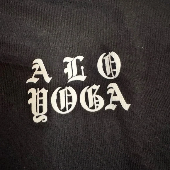 ALO Yoga Rare Black Vantage Crewneck sweater, mindful movement logo, size large - Picture 2 of 6